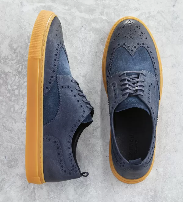 Cole Haan Nubuck Wingtip Sneakers- Casual Shoes