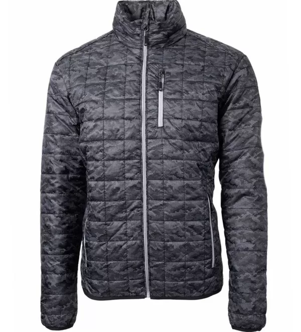 Cutter u0026 Buck Cutter & Buck Rainier Primaloft Printed Puffer Jacket- Casual & Active