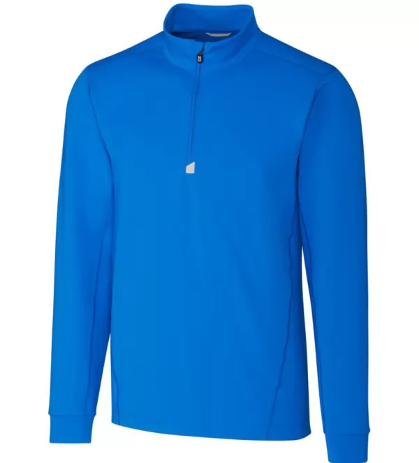 Cutter u0026 Buck Cutter & Buck Traverse Interlock Half Zip Pullover- Pullovers & Layers