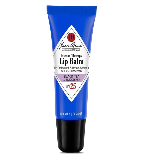 Jack Black Intense Therapy Lip Balm Spf 25 Black Tea-Blackberry- Grooming & Skincare