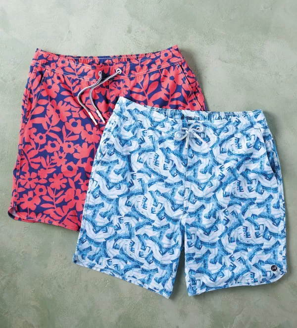 Johnnie-O Tobago Swim Trunks- Swimwear