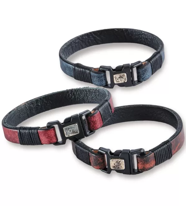 Kenton Michael Rustic Leather Bracelet- Miscellaneous