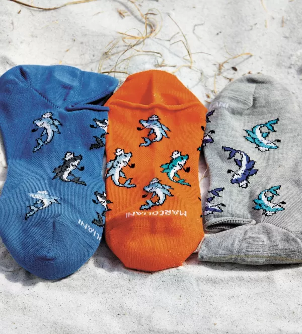 Marcoliani Shark Invisible Touch Sneaker Socks- Socks