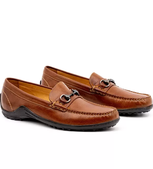 Martin Dingman Bill Horse Bit Leather Loafer- Dress Shoes