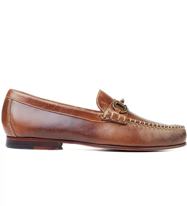 Martin Dingman Old Row Horse Bit Leather Loafer- Dress Shoes