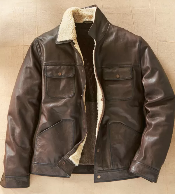 Patrick James Leather Jacket- Leather & Suede