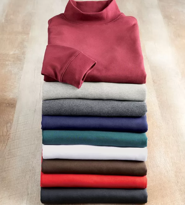 Patrick James Mock Neck- Polos & Knits