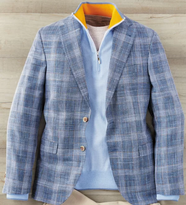 Patrick James Plaid Sport Coat- Sport Coats