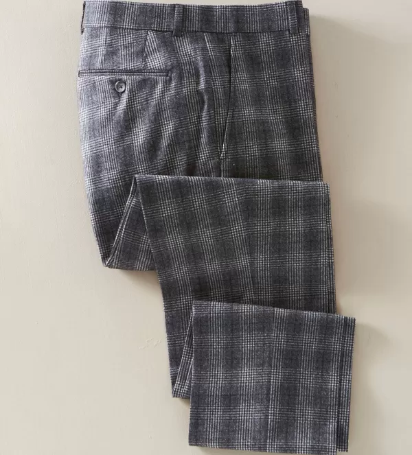 Reserve Comfort "Eze" Glen Plaid Pants- Dress Pants