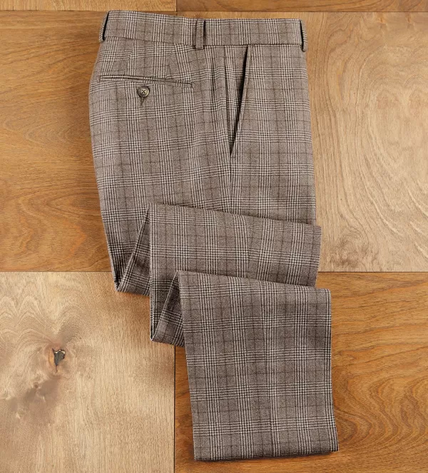 Reserve Glen Plaid Comfort "Eze" Pant- Dress Pants