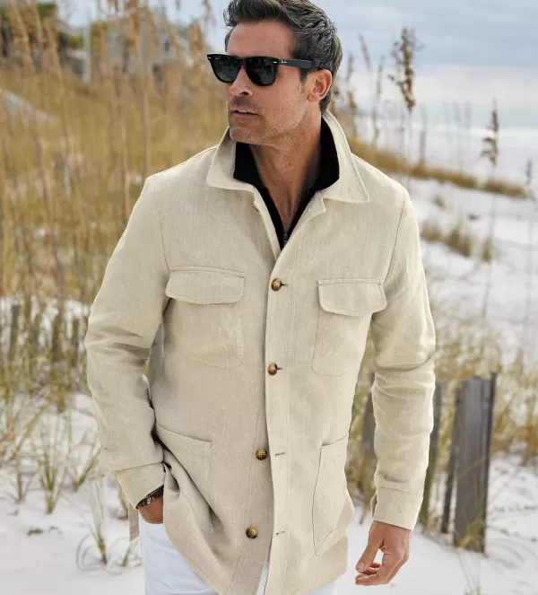 Reserve Linen Safari Jacket- Casual & Active