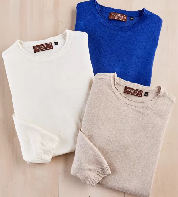 Reserve Linen Sweater- Pullovers & Layers