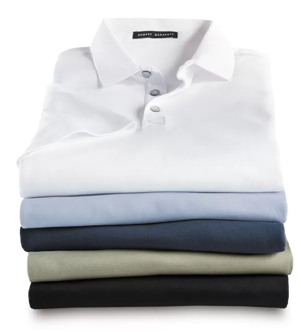 Robert Barakett Georgia Short Sleeve Polo Shirt- Polos & Knits