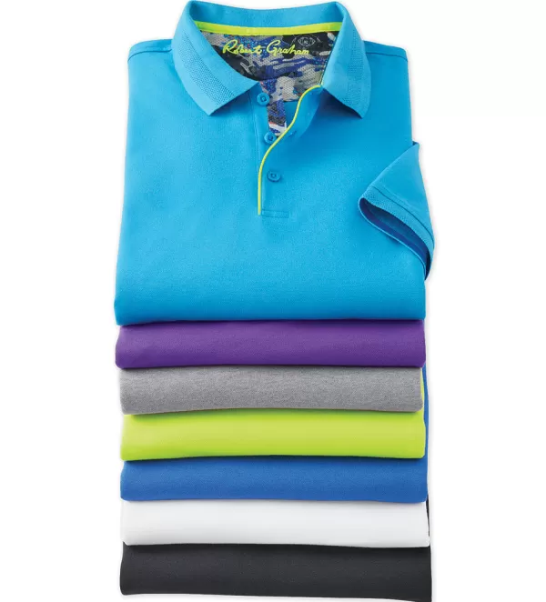 Robert Graham Champion Short Sleeve Short Sleeve Polo Shirt- Polos & Knits