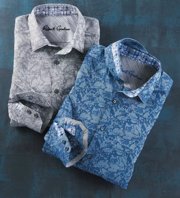 Robert Graham Electric Slide Shirt- Long Sleeve Sport Shirts