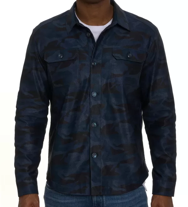 Robert Graham Fiore Shirt Jacket- Long Sleeve Sport Shirts