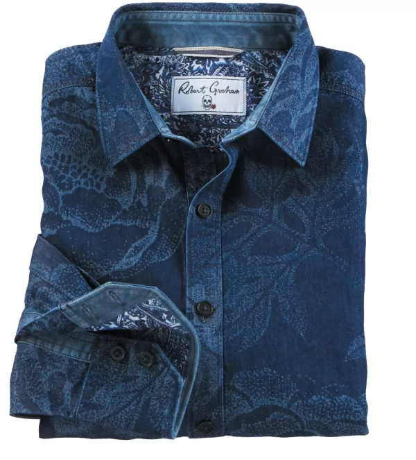 Robert Graham Flower Thrower Shirt- Long Sleeve Sport Shirts