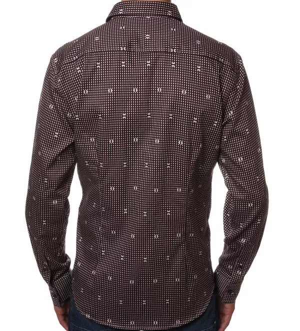 Robert Graham Lionel Long Sleeve Woven Shirt- Long Sleeve Sport Shirts