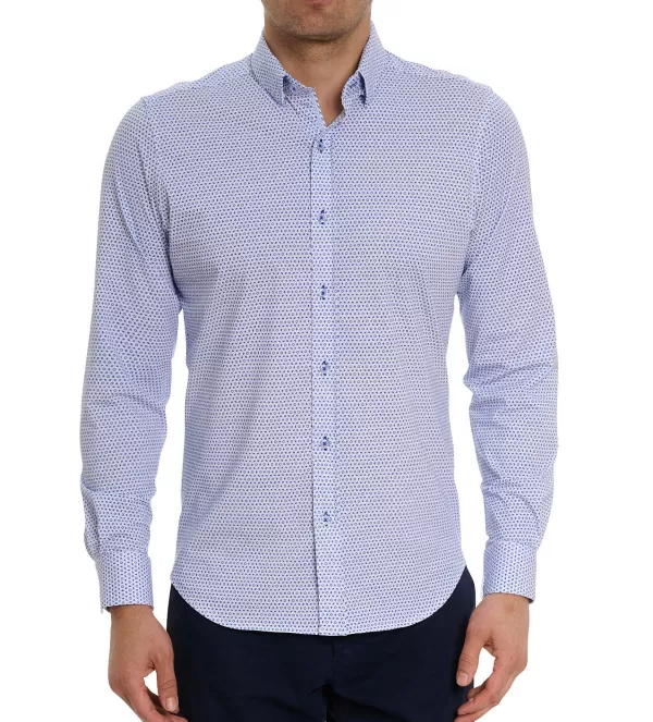 Robert Graham Long Sleeve Brexton Knit Shirt- Polos & Knits