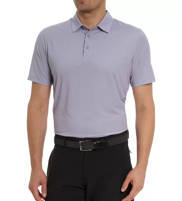 Robert Graham Short Sleeve Hyde Knit Polo- Polos & Knits