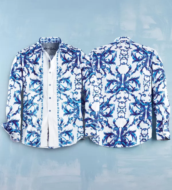 Robert Graham Zuma Paisley Shirt- Long Sleeve Sport Shirts