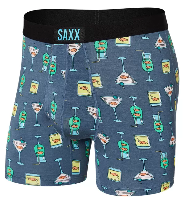 SAXX Nautical Nightcap Ultra Boxer Briefs- Underwear