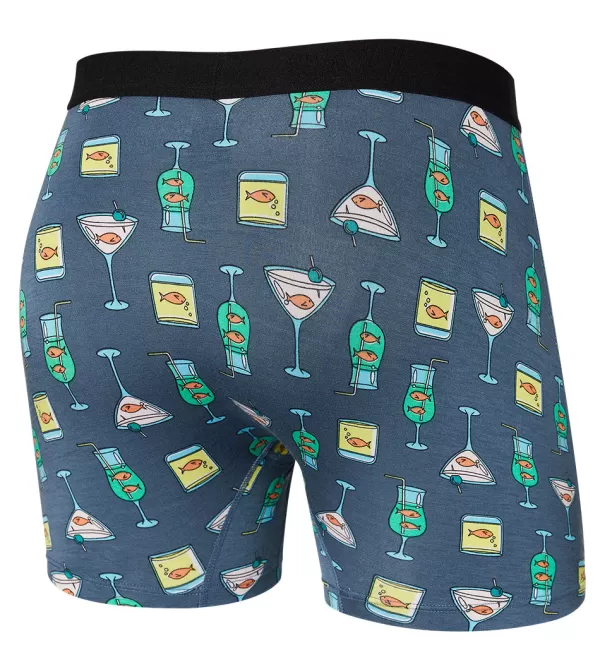 SAXX Nautical Nightcap Ultra Boxer Briefs- Underwear