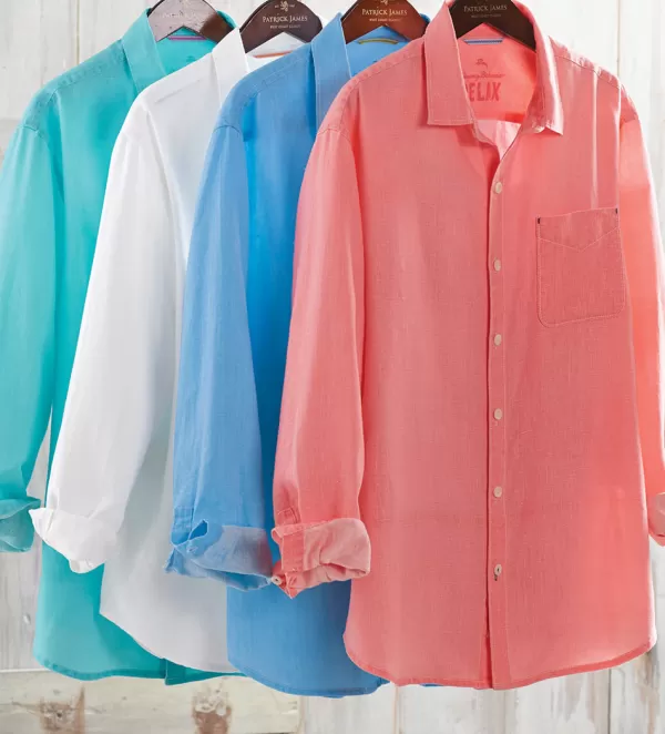 Tommy Bahama Seaglass Long Sleeve Breezer Sport Shirt- Long Sleeve Sport Shirts