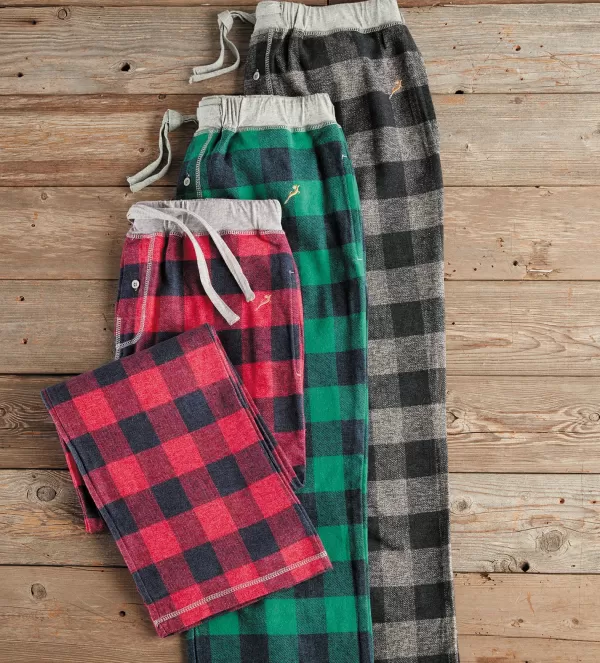 True Grit Buffalo Check Flannel Pants- Loungewear