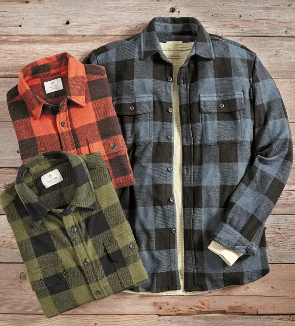 True Grit Buffalo Check Shirt- Long Sleeve Sport Shirts