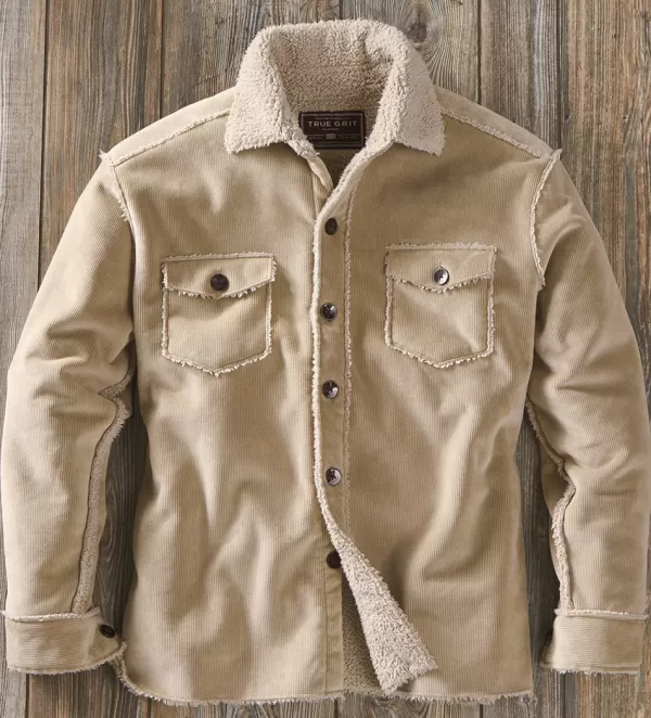 True Grit Luxe Cord Jacket- Casual & Active