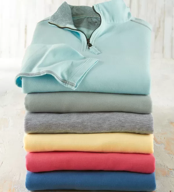 True Grit Quarter-Zip Pullover- Pullovers & Layers