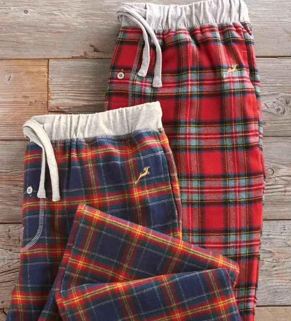 True Grit Stillwater Plaid Flannel Pants- Loungewear