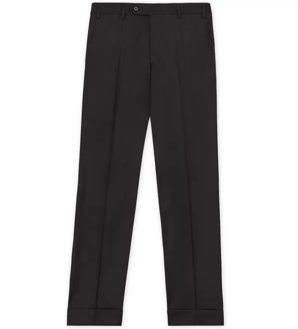 Zanella Devon Wool Serge Dress Slacks- Dress Pants